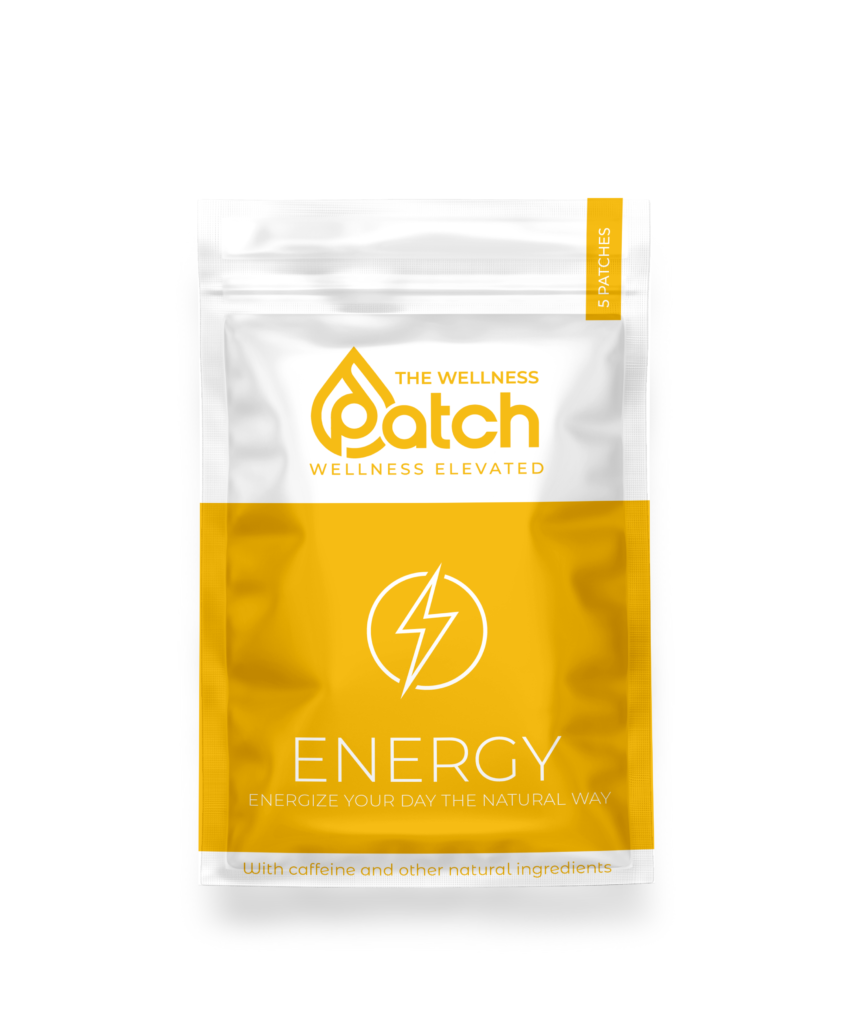 Front of The Wellness Patch Energy Patch with Caffeine